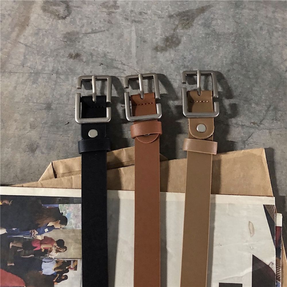 Formal Belt Leather Thin - حزام رجالي رفيع وعملي، مصنوع من