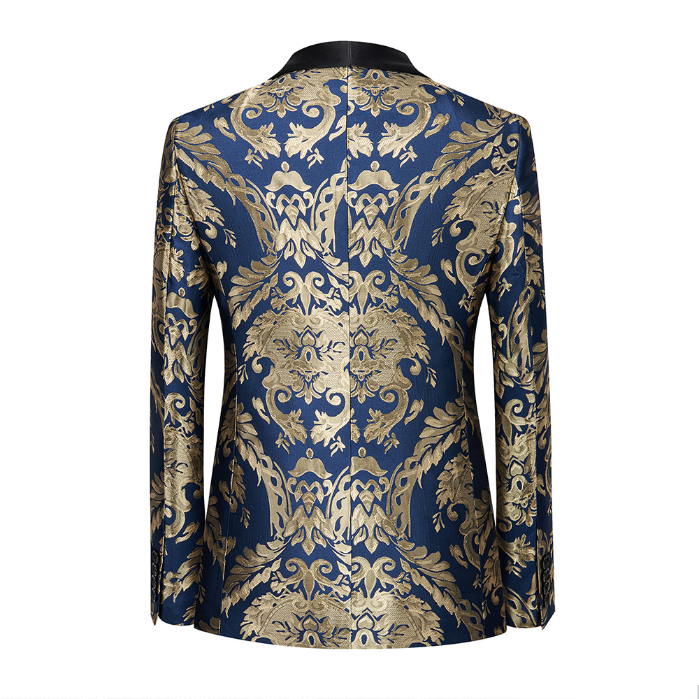 سترة سهرة فاخرة مطرزة باللونين - مراجعة Asian Men Formal Wear وسعره