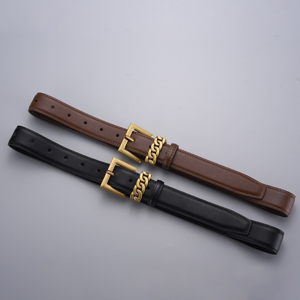 حزام جلدي عصري بعرض 2.3 سم، مص - مراجعة Formal Belt Leather Thin وسعره