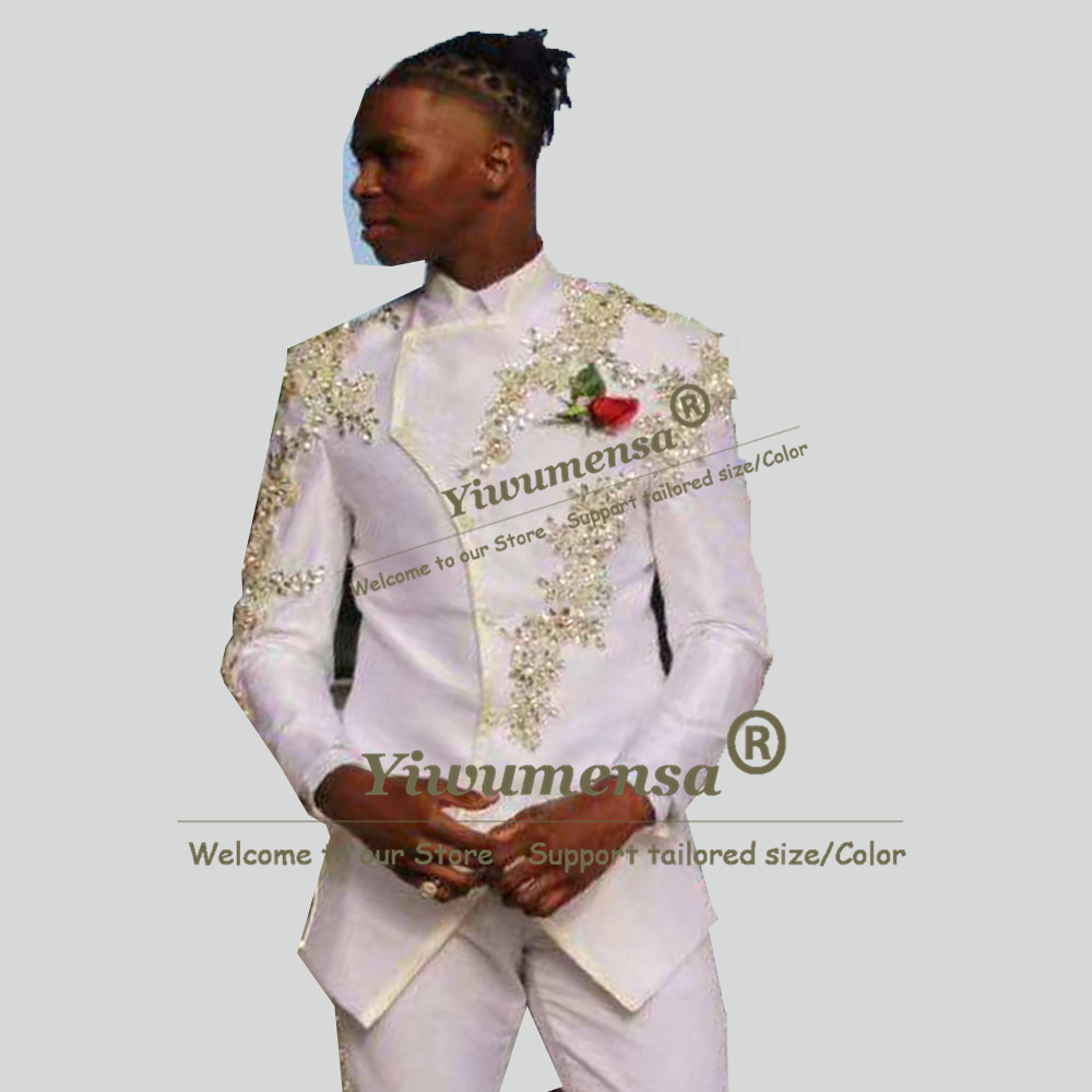 بدلات زفاف بتصميم فريد للرجال  - مراجعة Men Formal Wear With Blazer وسعره