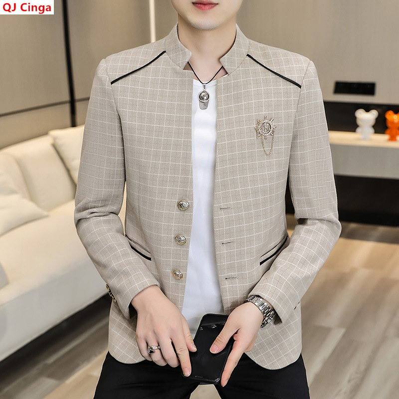 سترة رجالية طويلة الأكمام على  - مراجعة Asian Men Formal Wear وسعره