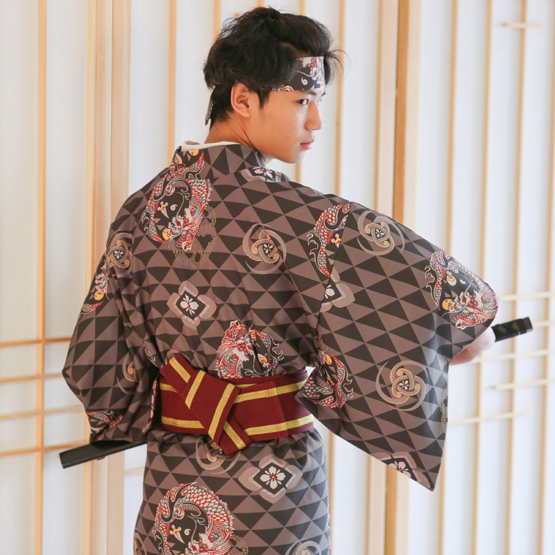كيمونو رجالي بتصميم جديد على ا - مراجعة Asian Men Formal Wear وسعره