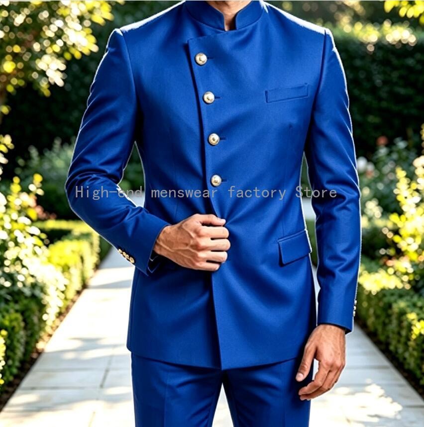 أحدث تصميم لبدلة رجالية صينية  - مراجعة Latest Men Formal Wear وسعره