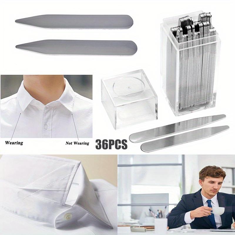 36 قطعة من دعامات ياقة القميص  - مراجعة Collar Stay Metal وسعره