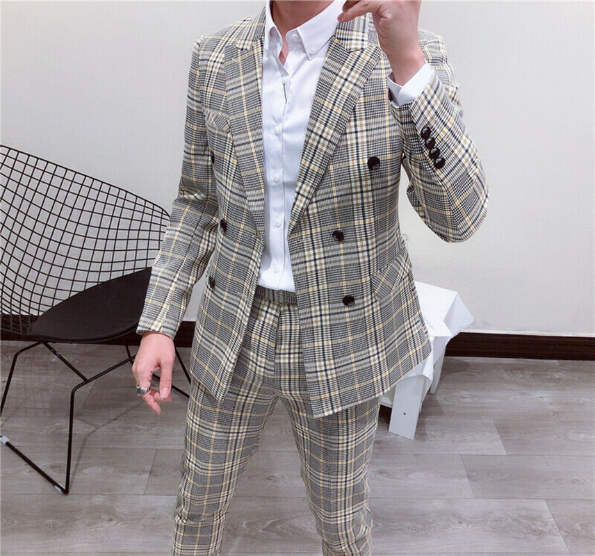 أحدث نمط جديد التدخين منقوشة ا - مراجعة Latest Men Formal Wear وسعره