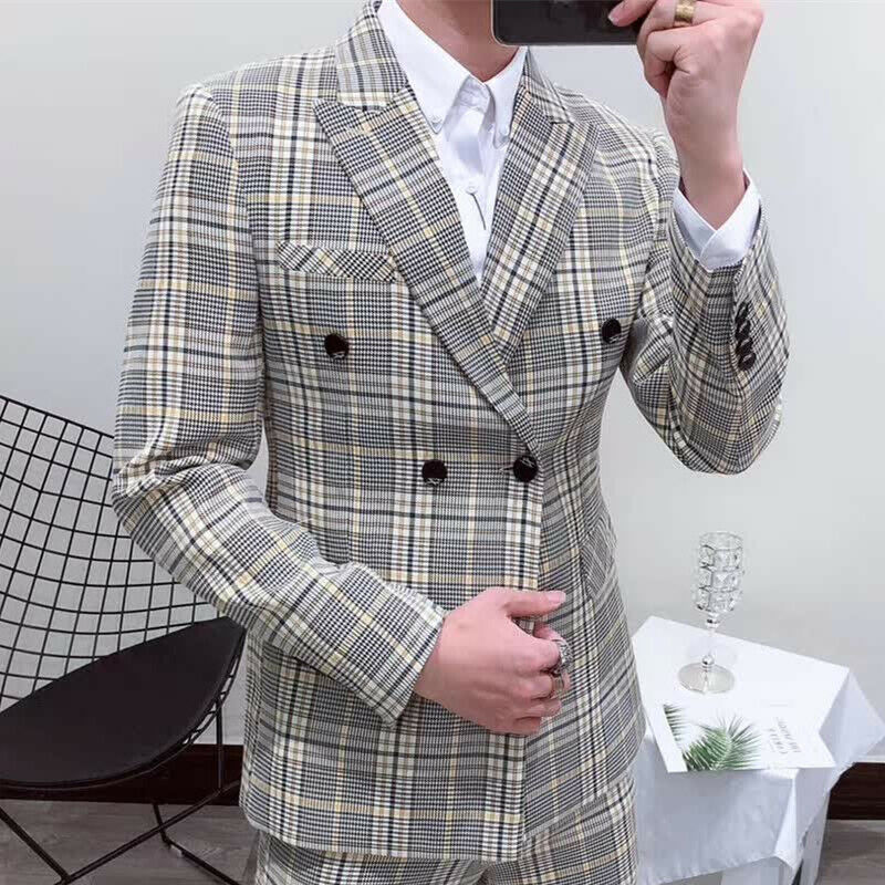 أحدث نمط جديد التدخين منقوشة ا - مراجعة Latest Men Formal Wear وسعره