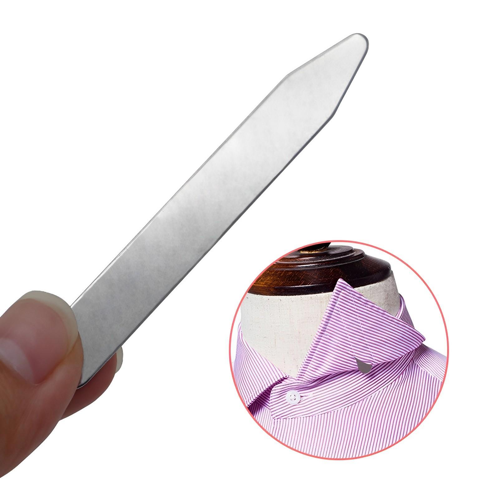 دعامات ياقة قميص رجالي معدنية  - مراجعة Collar Stay Metal وسعره