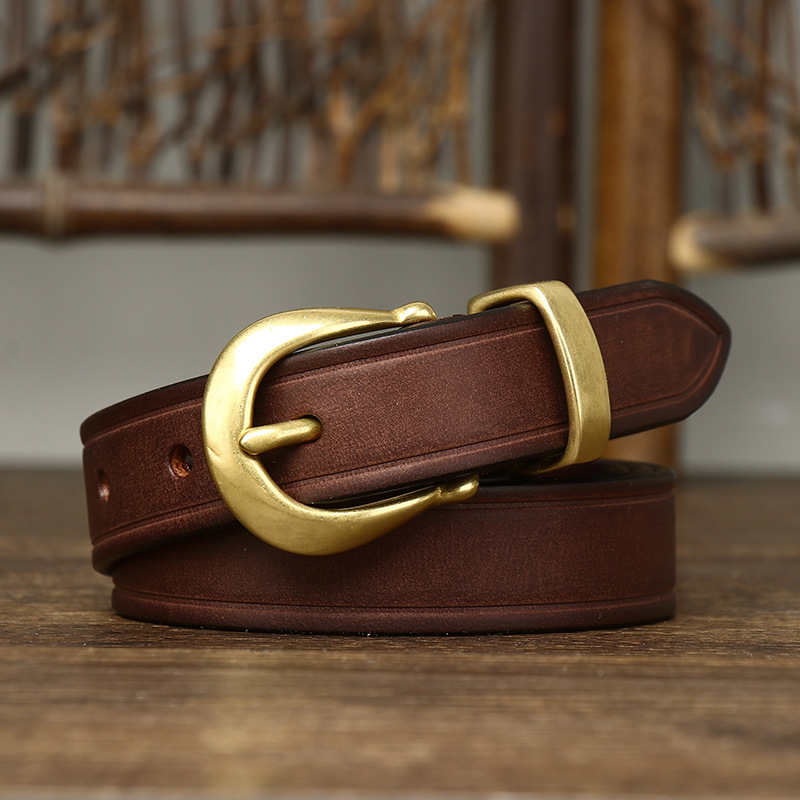 85-120 سنتيمتر النساء النقي جل - مراجعة Formal Belt Leather Thin وسعره