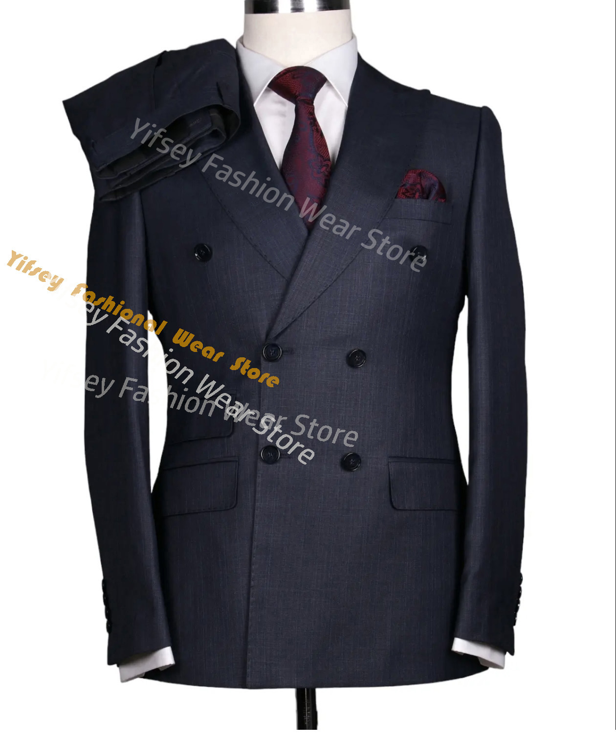 طقم بدلة رجالي صيفي بني، جاكيت - مراجعة Latest Men Formal Wear وسعره