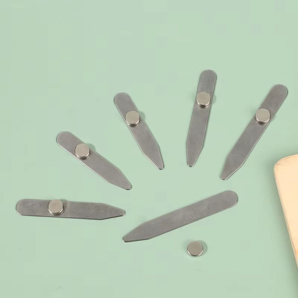 6 قطع من دعامات الياقة المصنوع - مراجعة Collar Stay Metal وسعره