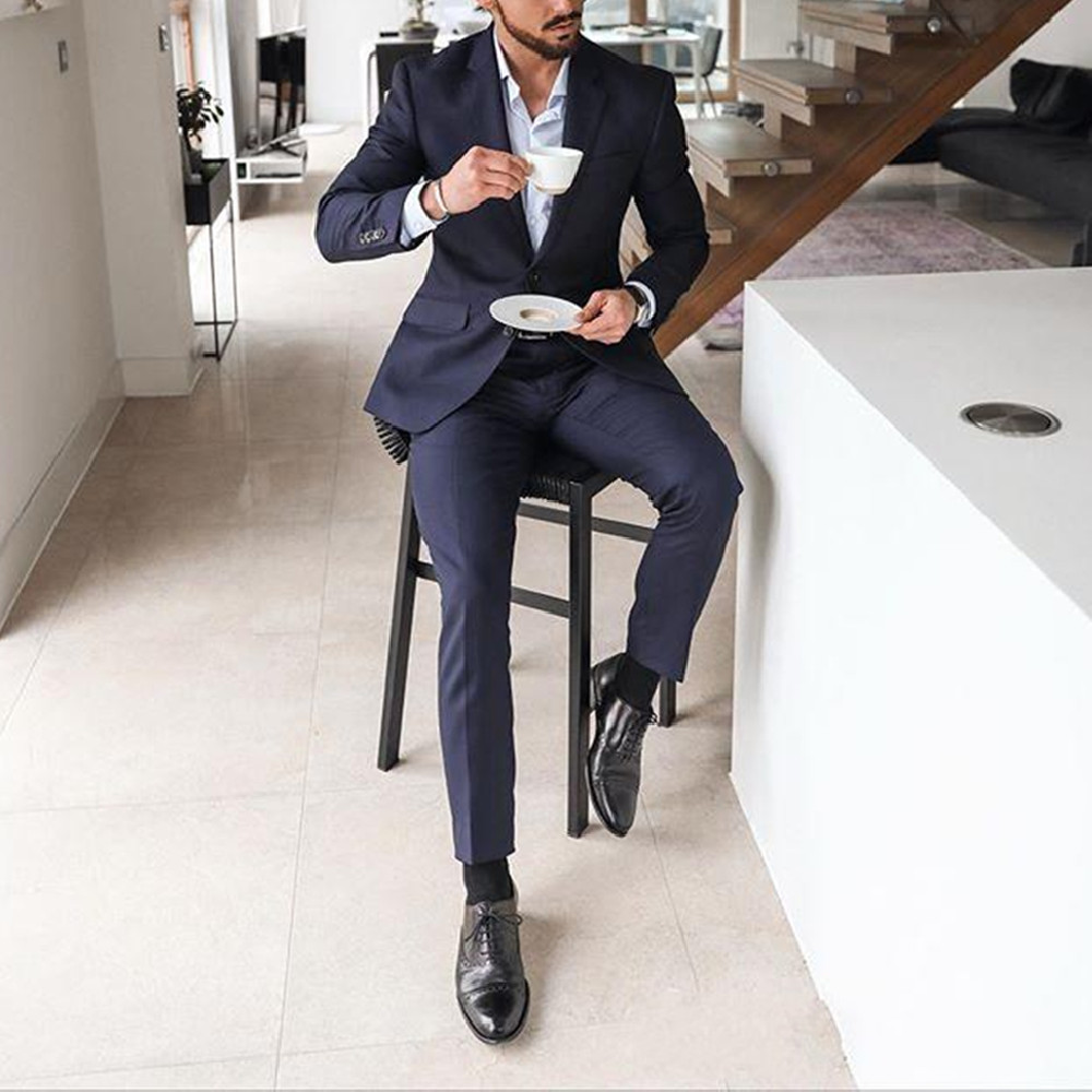 بدلة توكسيدو رجالية من قطعتين  - مراجعة Latest Men Formal Wear وسعره