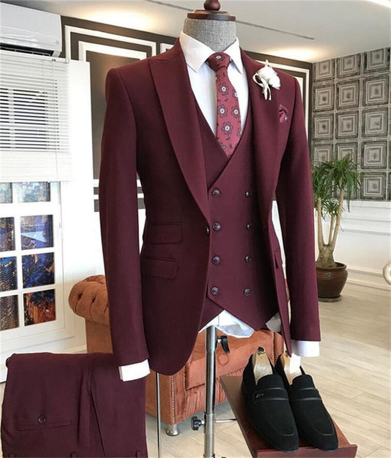 بدلة رجالي مزدوجة الصدر لون عن - مراجعة Men Formal Wear With Blazer وسعره