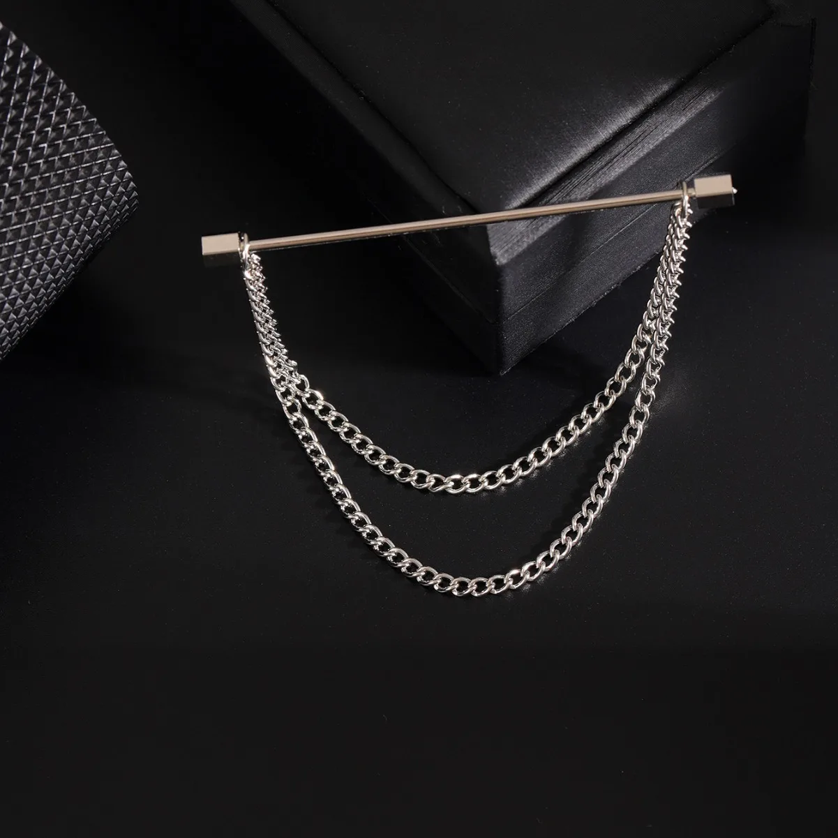 دبوس طوق بمشبك حلزوني للرجال ، - مراجعة Collar Stay Metal وسعره