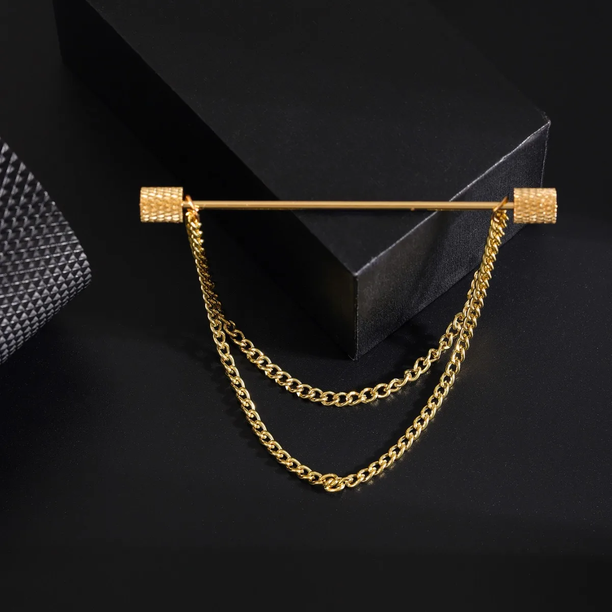 دبوس طوق بمشبك حلزوني للرجال ، - مراجعة Collar Stay Metal وسعره