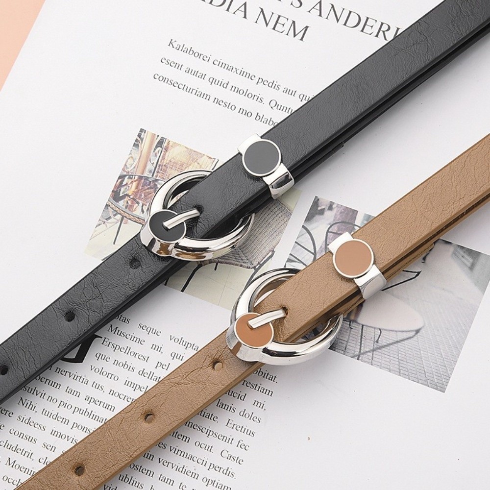 حزام خصر رفيع بمشبك معدني أنيق - مراجعة Formal Belt Leather Thin وسعره