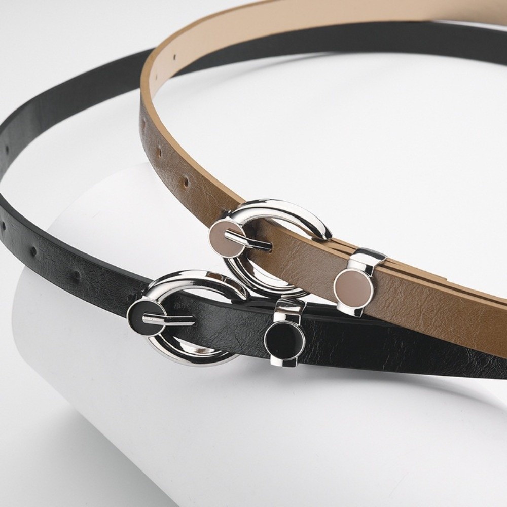 حزام خصر رفيع بمشبك معدني أنيق - مراجعة Formal Belt Leather Thin وسعره