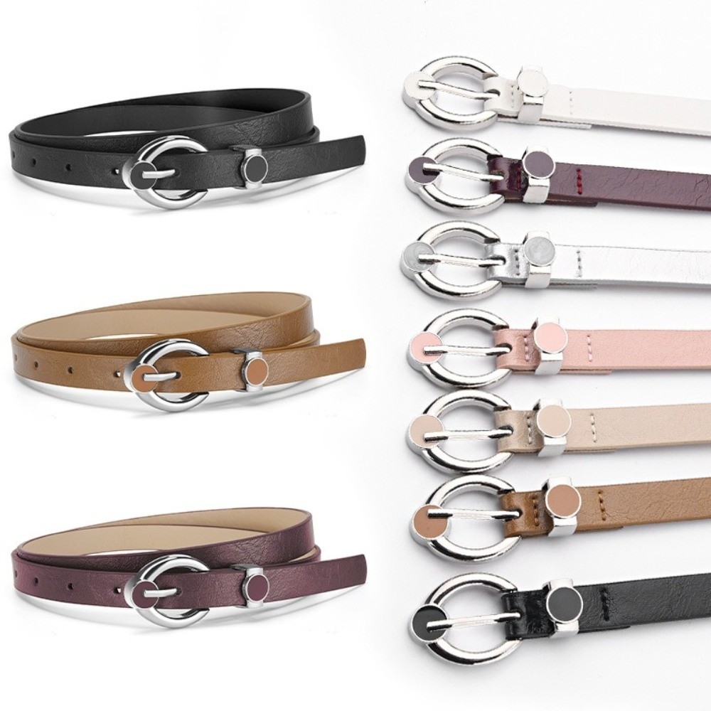 حزام خصر رفيع بمشبك معدني أنيق - مراجعة Formal Belt Leather Thin وسعره