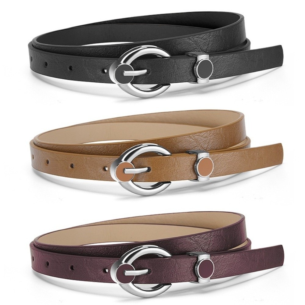 حزام خصر رفيع بمشبك معدني أنيق - مراجعة Formal Belt Leather Thin وسعره