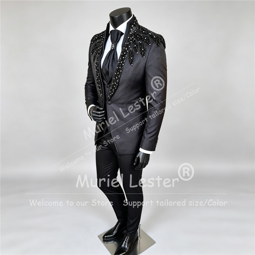 طقم بدلة رجالي بتصميم إيطالي،  - مراجعة Men Formal Wear With Blazer وسعره